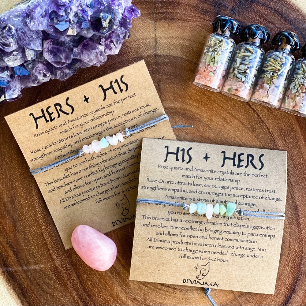His & Hers Valentines Day Bracelets